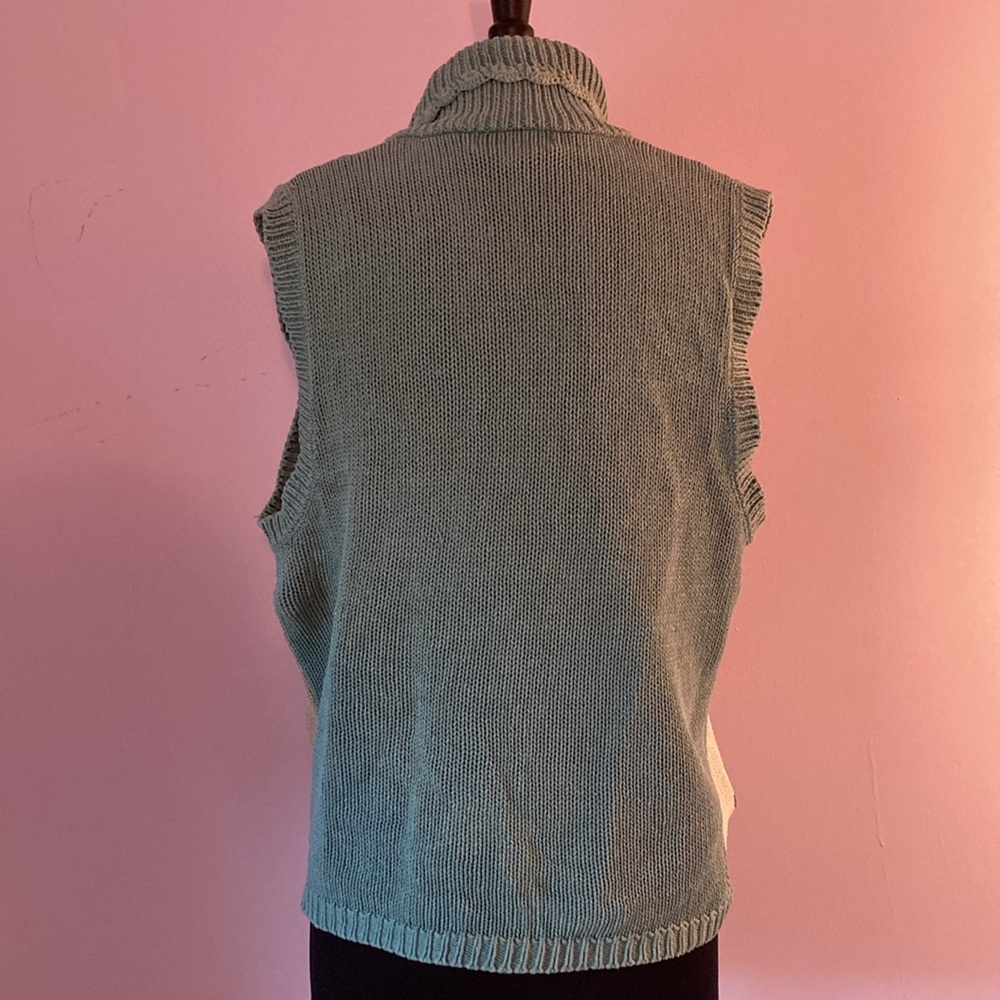 Vintage Floral Sweater Vest - Picture 2 of 13